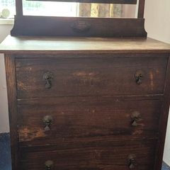 Antique vanity unit