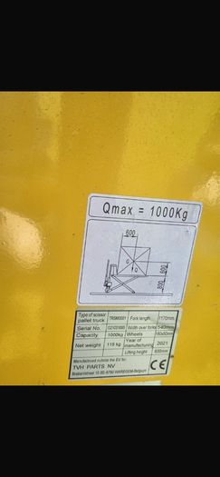 Parmac high lift pallet truck