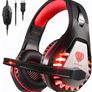 FREE EXPRESS SHIPPING Gaming Headset for PS4 PS5 Switch Xbox One Headset with Noise Cancelling Mic Wired Headset with LED Light for Mac Laptop PC Gaming Headset Soft Memory Earmuffs,Black Green MULTIPLE COLOURS AVAILABLE Image 2