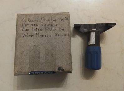 Volvo Device For Checking Belt Tension.