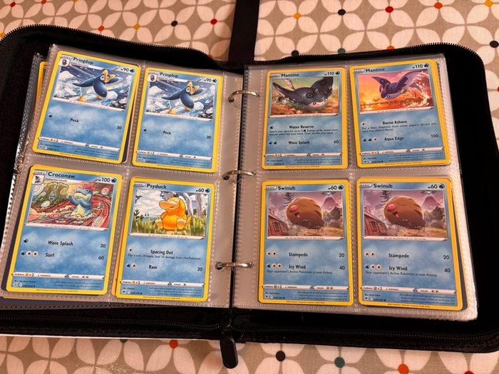 Pokemon folder and cards