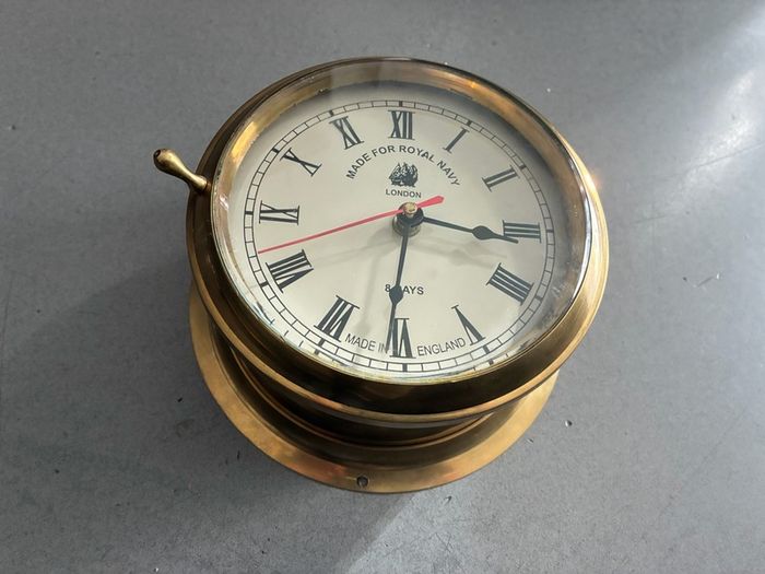Brass ships clock.