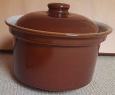 Vintage Simpsons Oven Stone Casserole Dish