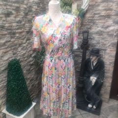 Vintage French floral dress