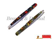 2PCS Professional Eyebrow tweezers Hair Beauty Slanted Stainless Steel Tweezer
