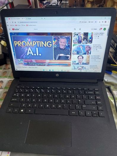 HP Laptop Model 14-dp061sa, Intel Core i3-6006U CPU. 2.0 GHz, 4 GB Ram, 500GGB HDD, windows 10, Microsoft Edge, Chrome, and VLC