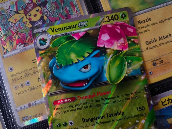 Venusaur EX ! Double Rare ! from Stellar Crown Set ! 2024 ! Pokemon Card !