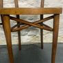 A pair of tall Thonet bentwood chairs. Image 5