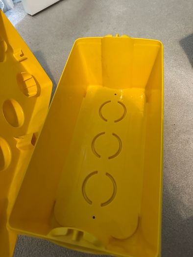 Lego yellow storage box