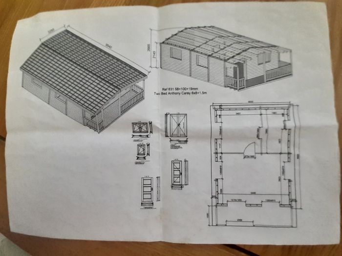 One bedroom log cabin for sale