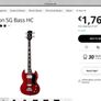 Gibson SG Heritage Cherry Bass. Image 7
