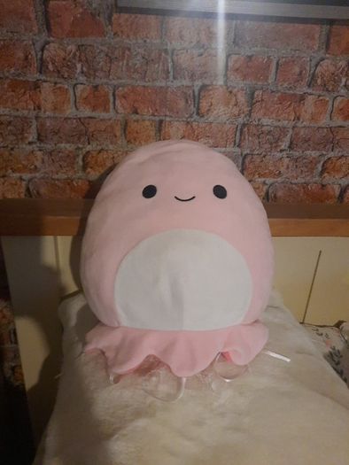 pink large squishmallow squid