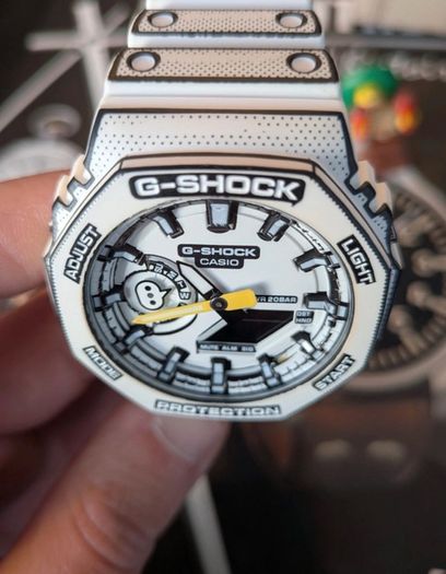Casio GShock Manga Edition Black & White (GA-2100MNG-7A)