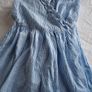 Next pretty blue and white stripped dress Image 6