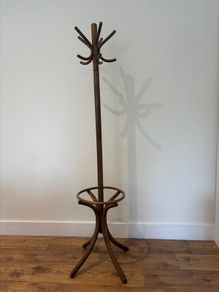 Vintage Wooden Coat Rack