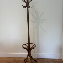 Vintage Wooden Coat Rack