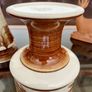 Vintage Set Jersey Pottery Planter Vase and Posy Vase Hand Painted 1970s Image 8