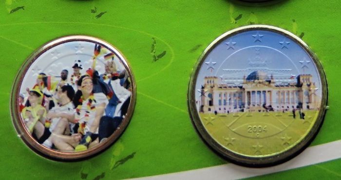 Germany Special euro coins set World football champions 2014