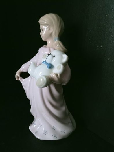 The Leonardo Collection Girl with Teddy Figurine