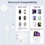 Apple Watch Charger,2-in-1 USB C Cable for iWatch & iPhone,2M Fast Charging Cable with 20W Wall Charger for Apple Watch Series 11/10/9/8/7/SE/Ultra & iPhone14/13/12/AirPods Image 6