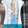 Disney Frozen Elsa Tutu Tunic T-Shirt | New with Tags | Up to 140 cm Image 2