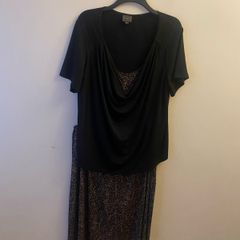 Ann Harvey blouse & matching skirt (size 22)
