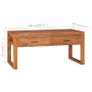 TV Cabinet 100x40x45 cm Recycled Teak Wood Image 9