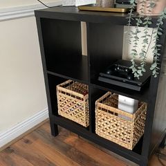1 x IKEA KALLAX Shelving Units with underframe (Black)
