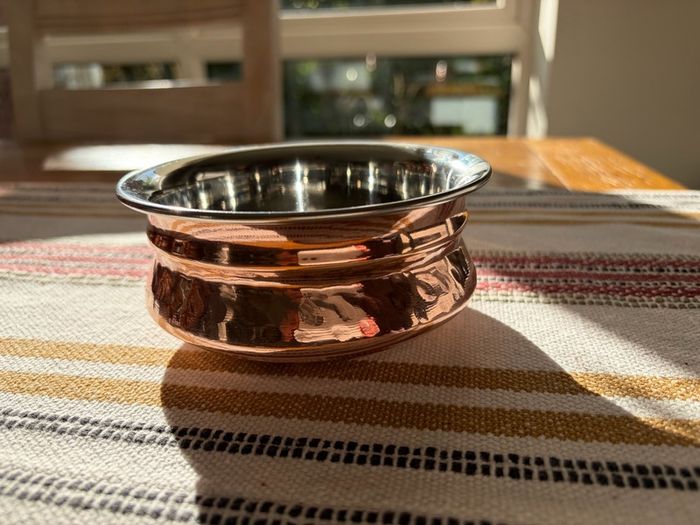 Copper serving dish 11cm