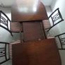 Solid mahogany oval extendable dining table, 6 chairs Image 3