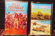 1979.1983. Billy Connolly. Riotous Assembly And A Chance Is As Good As Arrest.Cassette Tapes.