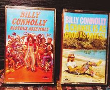1979.1983. Billy Connolly. Riotous Assembly And A Chance Is As Good As Arrest.Cassette Tapes.
