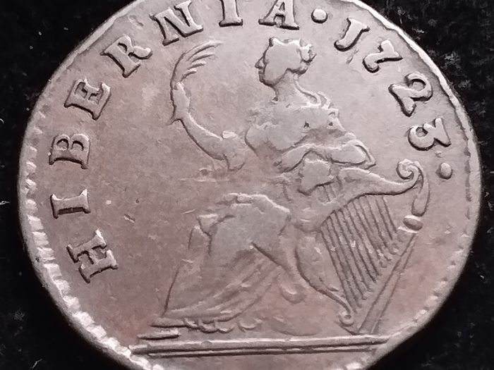 #75 - Hibernia - Ireland - 1723 - Farthing