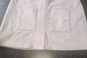 River Island Grey Fake Suede Skirt