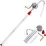 Oil Barrel Pump,Aluminum Alloy Rotary Hand Crank Oil Barrel Drum Pump for Petrol Diesel Fuel Garage Hand Drum Barrel Pump Tool Image 2