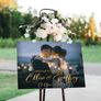 Personalised custom printed photo with text Wedding Sign Modern Wedding Sign wedding Names Sign Printed Sign Image 4