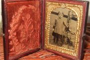 Pair of Rare Antique 1850s Cased Photographs