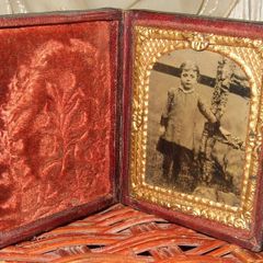 Pair of Rare Antique 1850s Cased Photographs