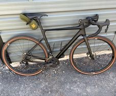 Light carbon custom gravel bike for sale size m