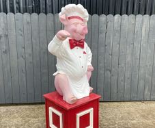 Vintage butchers display