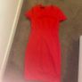 Designer tailored red midi dress -  new Image 2