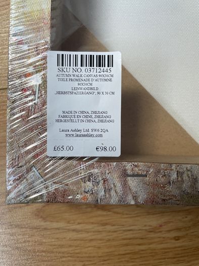 Laura Ashley: Autum Walk canvas Picture
