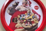 Coca Cola Christmas Metal Tray