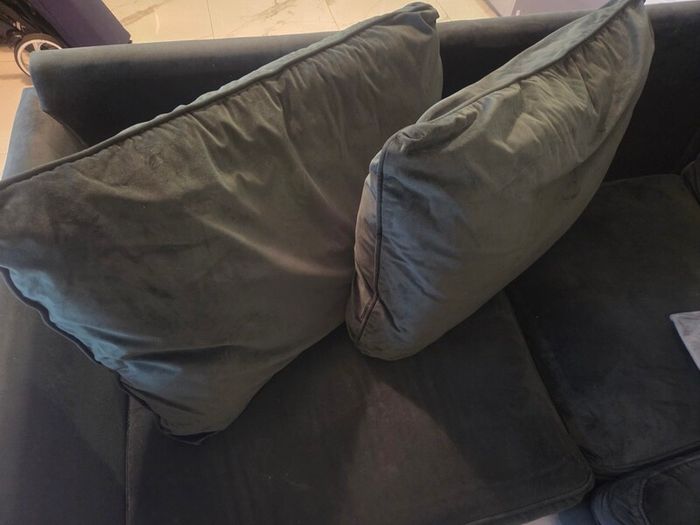 Velvet sofa