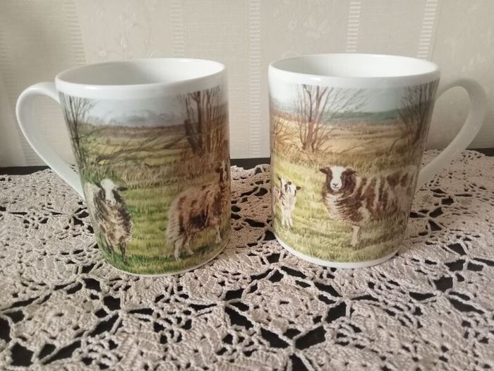Hudson Middleton Alex Williams Collection Farmyard  Fine Bone China Mugs