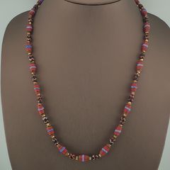 Vintage Venetian Style Tiny trade Glass Beads Necklace