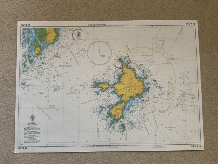 Admiralty Charts for Channel Islands