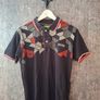 Hugo Boss Green Label Men's L Polo Shirt Black Geometric Graphic Short Sleeve Image 5