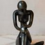 Sitting Lady - Bronze Image 5