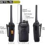 Walkie Talkie, Walkie Talkies with 6 Way Charger, PMR446 License-free, 16 Channels, VOX, Two Way Radio for School, Factory, Security (FREE POSTAGE) Image 6